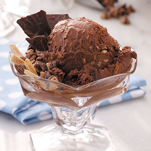 Υπέροχο παγωτό παρφέ σοκολάτας