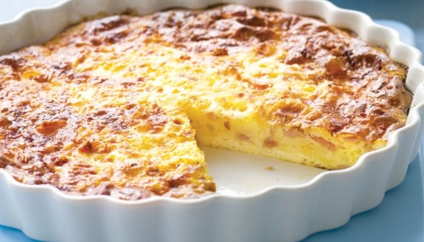 Ομελέτα – πίτα φούρνου με ζαμπόν και τυρί