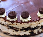 Cheesecake με μπισκότα όρεο χωρίς ψήσιμο (Video)