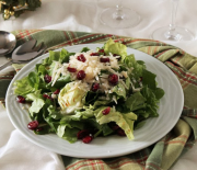 Πράσινη σαλάτα με cranberries, παρμεζάνα και υπέροχο dressing