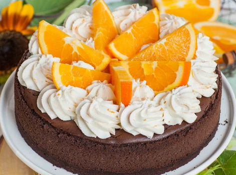Σοκολατένιο cheesecake σοκολάτας με πορτοκάλι (Video)